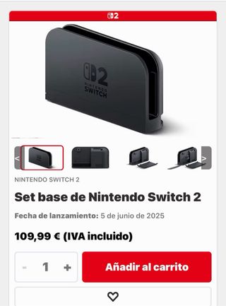 Base Nintendo Switch 2