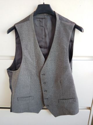 Gilet Panciotto Cerruti Vintage Grigio italy 50