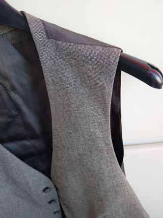 Gilet Panciotto Cerruti Vintage Grigio italy 50