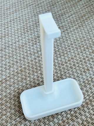 Soporte 3D para cascos/auriculares en color blanco