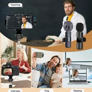 Wireless Mic Microfono Lavalier Wireless Kou-zone