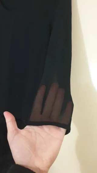 Blazer zara  y Vestido intimissimi Negro Amarillo