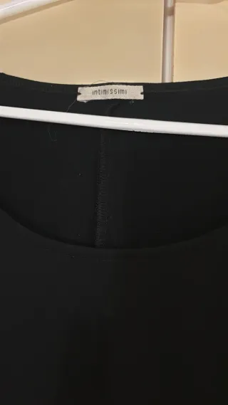 Blazer zara  y Vestido intimissimi Negro Amarillo