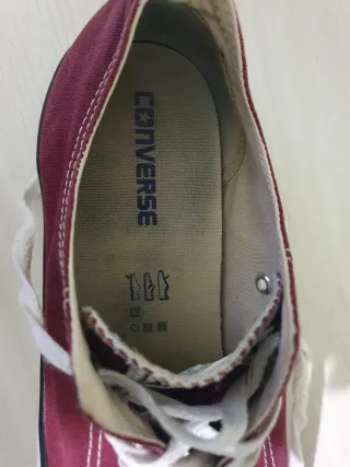 Converse Rosse Scarpe Basse Unisex 44