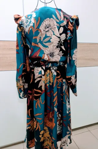 Abito Lumina S Satinato Floreale Virale su Tiktok