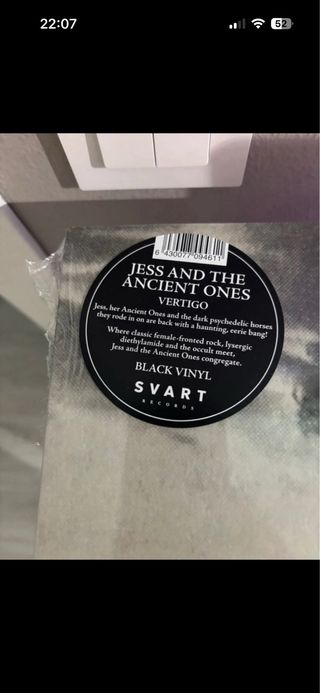 Jess And The Ancient Ones - Vertigo Black Vinyl