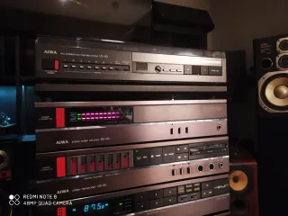 Equipo Hi-Fi AIWA Plata 1984