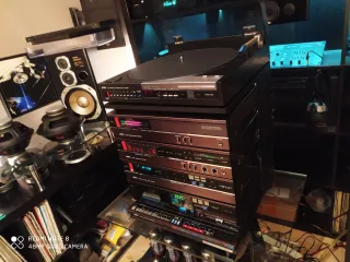 Equipo Hi-Fi AIWA Plata 1984