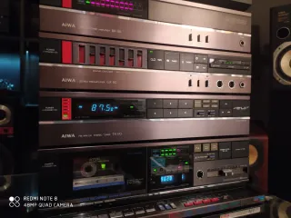 Equipo Hi-Fi AIWA Plata 1984