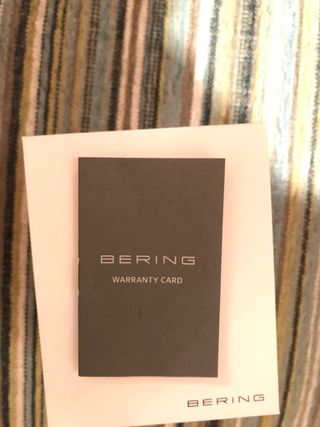 Reloj Bering Max René plateado