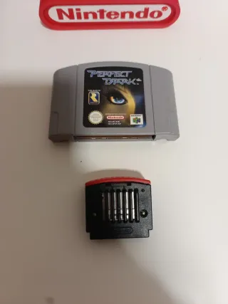 Nintendo 64 Perfect Dark y expansión pak N64