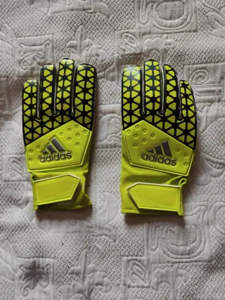 Guantes portero Adidas talla 6.5 - Amarillo fluor