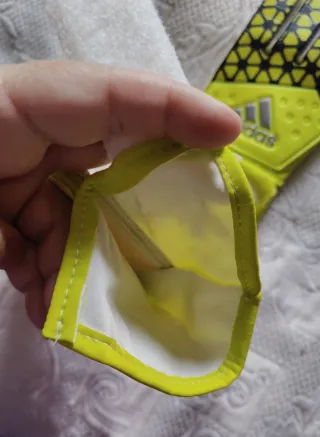 Guantes portero Adidas talla 6.5 - Amarillo fluor