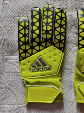 Guantes portero Adidas talla 6.5 - Amarillo fluor