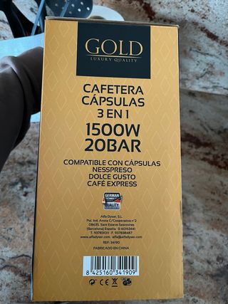 Cafetera Küken Gold 3 en 1