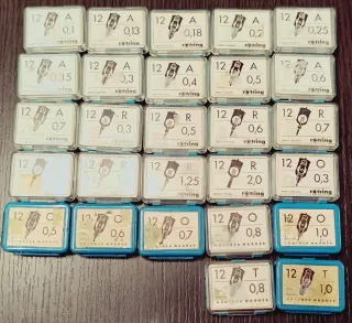 Lote Colección Antiguos Plumines ROTRING GRAPHO