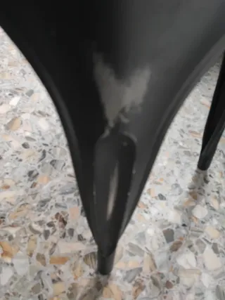 Silla Tolix Madera Negra Marrón