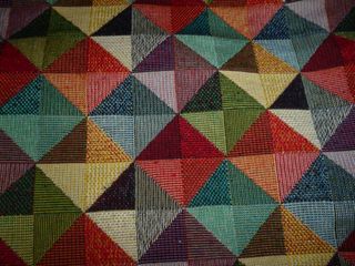 Mochila multicolor con base azul