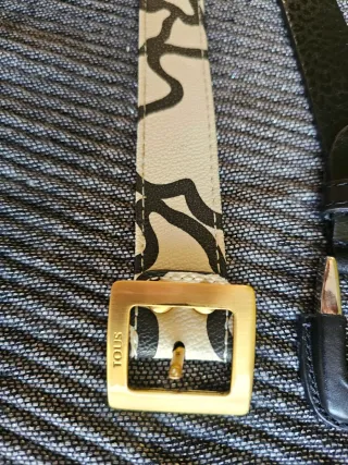 Lote 5 Cinturones Mujer Negros. Tous