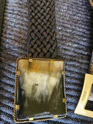 Lote 5 Cinturones Mujer Negros. Tous