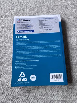 Cuerpo de Maestros: Educación Primaria.