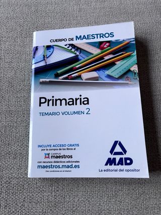 Cuerpo de Maestros: Educación Primaria.