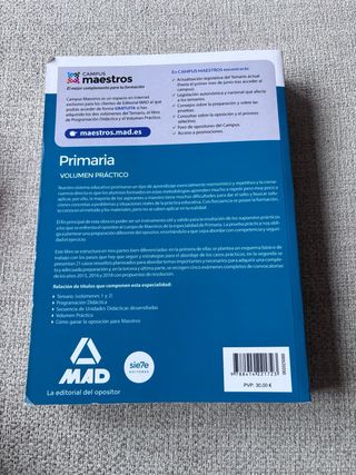 Cuerpo de Maestros: Educación Primaria.