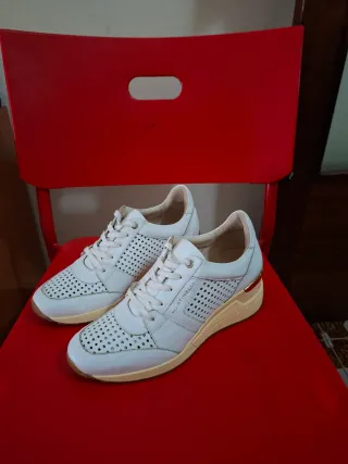 Scarpe Donna Martinelli Bianco e Oro