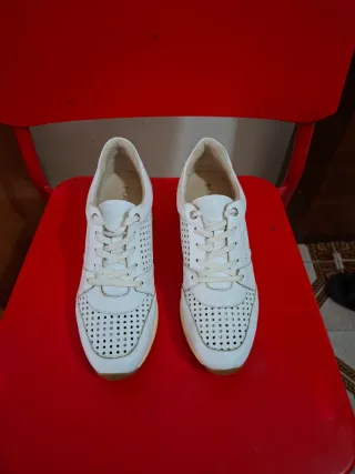 Scarpe Donna Martinelli Bianco e Oro