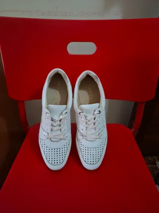 Scarpe Donna Martinelli Bianco e Oro