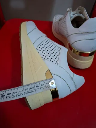 Scarpe Donna Martinelli Bianco e Oro