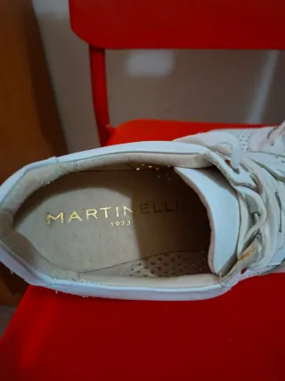 Scarpe Donna Martinelli Bianco e Oro
