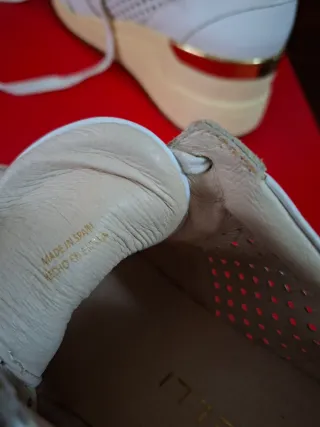 Scarpe Donna Martinelli Bianco e Oro