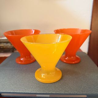 Set 3 ciotole vetro aperitivo