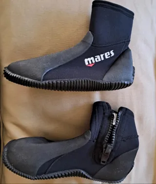 Escarpines Mares Talla 7 Neopreno