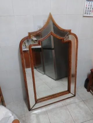 Espejo Grande Marco Madera ALTO: 1,34 CM