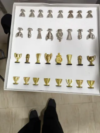 Fichas Ajedrez Real Madrid Periódico AS precio neg