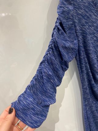 Vestido punto azul Slow Love