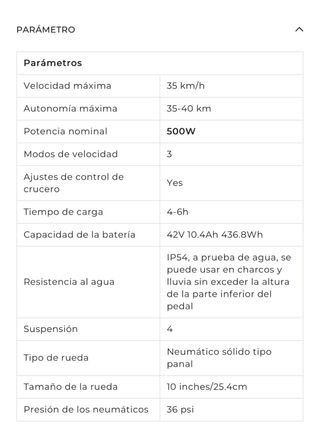 Patinete Eléctrico Isinwheel S9Max