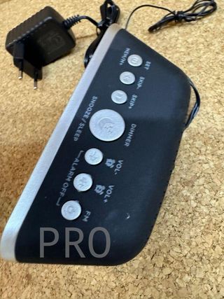 Radio Orologio AIWA CRU-19BK: Nero, Digitale, Doppia USB per Smartphone e Tablet