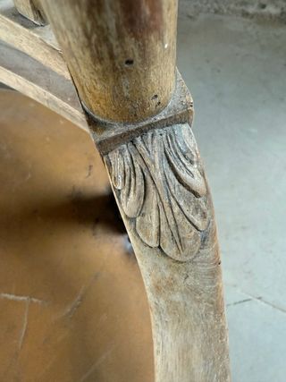 Sillón antiguo de haya original ~1920