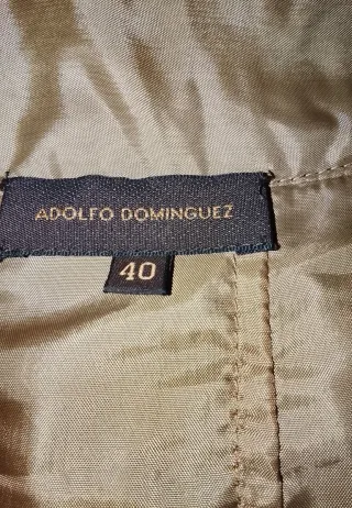 Falda Adolfo Domínguez Negra Encaje