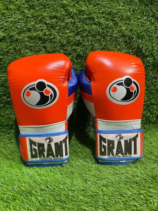 Guantes de Boxeo Grant Naranja y Azul