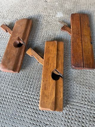 Set 3 vecchie pialletti/galopa legno