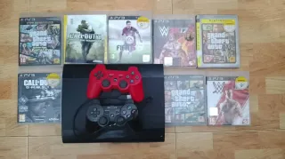 Console PS3 Super Slim + Giochi + 2 Controller