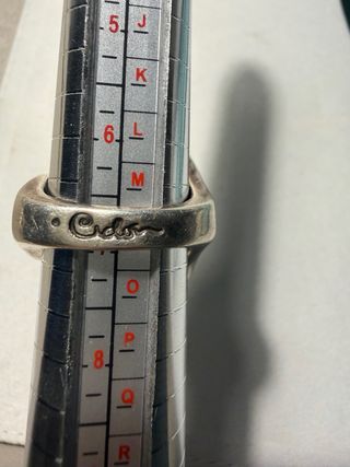 Anillo y pulsera Ciclón verde y plata