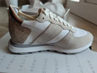 Scarpe Geox beige/oro n.35