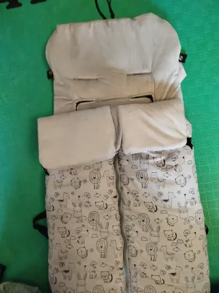 Saco Carro Bebé Invierno Estampado Animales