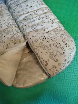 Saco Carro Bebé Invierno Estampado Animales