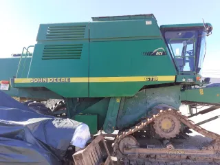 Cosechadora John Deere CTS con orugas